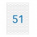 Juweliers-etiket 45x8mm 306st Juweliers-etiket 45x8mm 306st